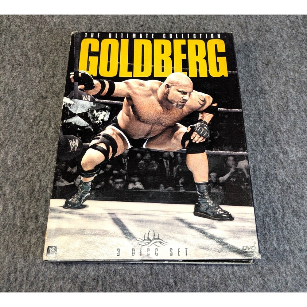 WWE Goldberg The Ultimate Collection 3-Disc DVD in Original Case